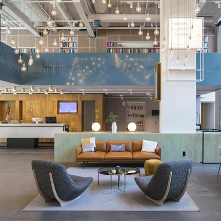 Former student hospitality campus turned into Hotel Casa Amsterdam