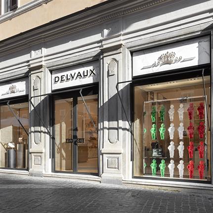 La Maison Delvaux's first boutique in Rome