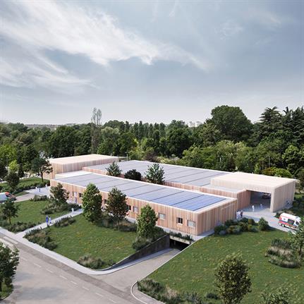 Architect Filippo Taidelli assists birth of Emergency Hospital 19 concept