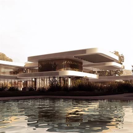 India’s floating cascading terraces by Studio Symbiosis Architects