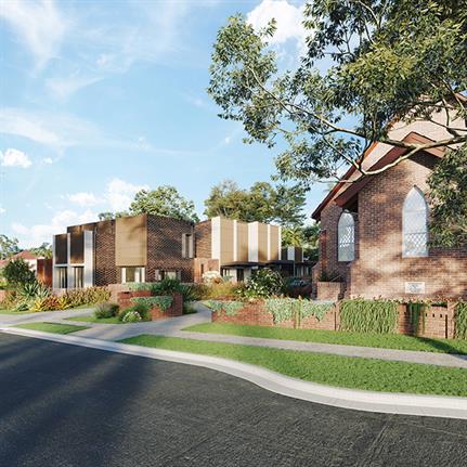 Traders In Purple transform Australia’s former church into ‘The Abbey’ residences