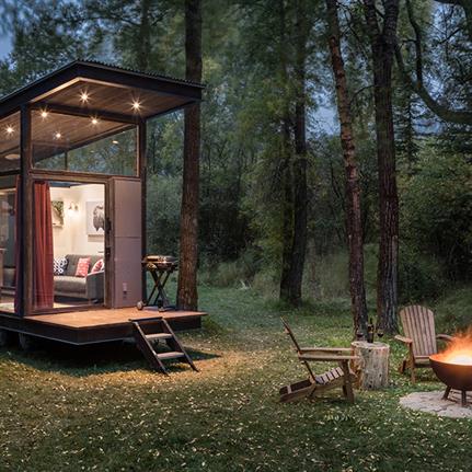 US RoadHaus Wedge RV ideal as a home office or guest house