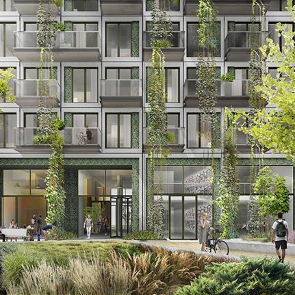 LEVS architecten design first social housing tower in Amsterdam’s Zuidas district