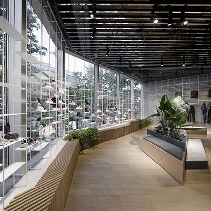 Skatepark inspires Lukstudio’s Scandinavian flagship store design in Shanghai
