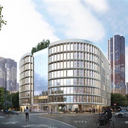 Design duo unveil design for an ambitious Parisian post-war social housing project
