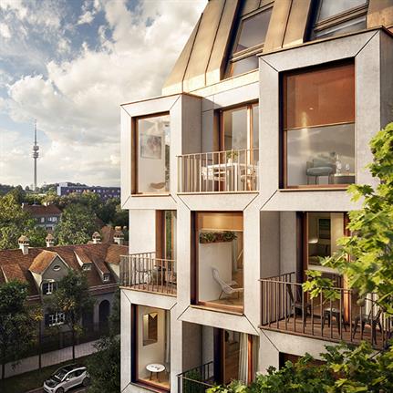 UNStudio and Bauwerk’s prototype for Munich’s urban living future