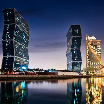 Qatar’s new urban city of Lusail under development