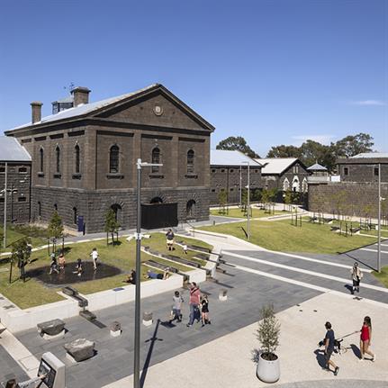 Aspect Studios transform Australia's former prison into public Piazza