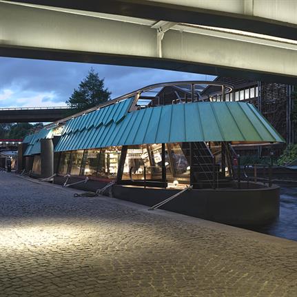 Adam Richards Architects uses nautical design for London turophile restaurant