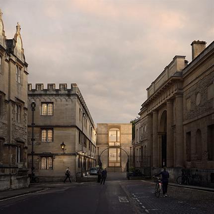 Green light for Wright & Wright Architects’s Corpus Christi College project