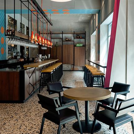 Milanese restaurant’s interior design as Spica as the menu