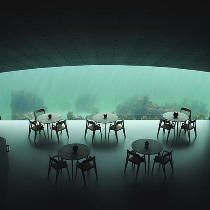 Tap into the first under-water restaurant’s 3D wonder