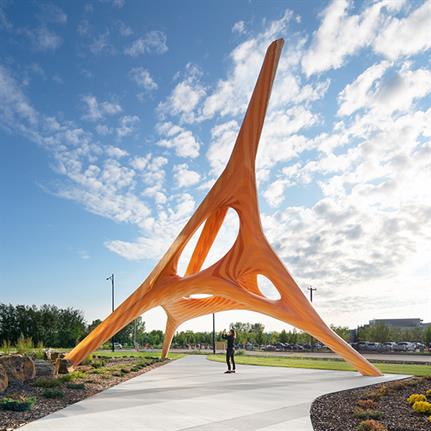 Immobile art replicates the surreal and varied views of velocity