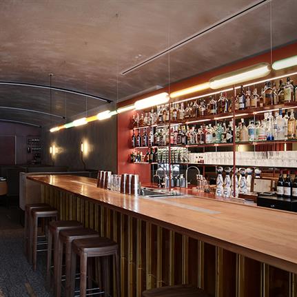 Australia’s rooftop cocktail bar's cosy design