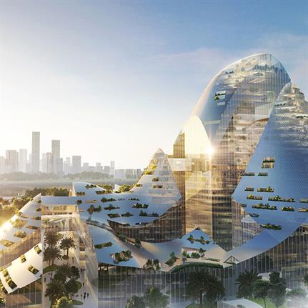 MVRDV reveals competition entry and research process for the next Tencent headquarters campus