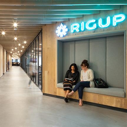 RigUp's new Texas office space with a touch of home