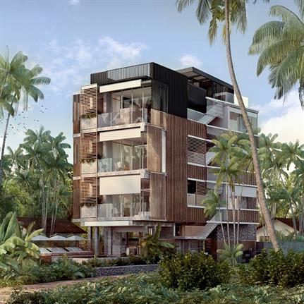 Modern tropical design for boutique Sri Lanka hotel