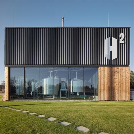 Industrial-style brewery restaurant for Prague