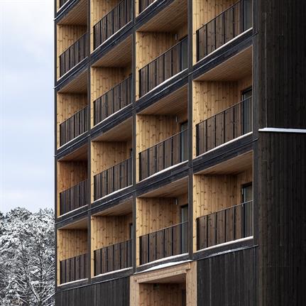 Solid timber building targets sustainability