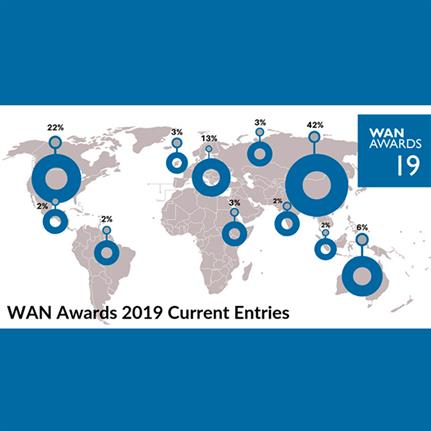Entries reflect global reach of WAN Awards