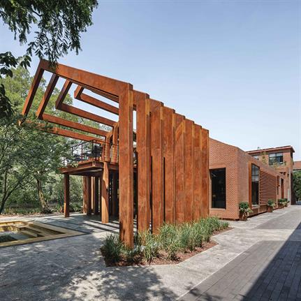 2020 WAN Awards entry: Liva Riverside Book Bar Reconstruction - Lacime Architects