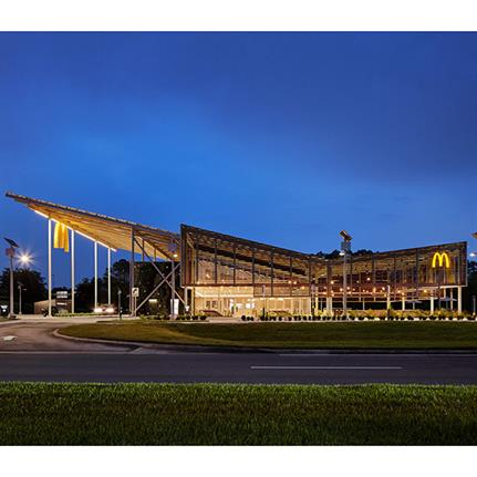 2021 WAN Awards entry: Kebony McDonald’s Flagship Global Restaurant - Kebony