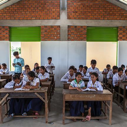 WW+P goes back to school in Cambodia