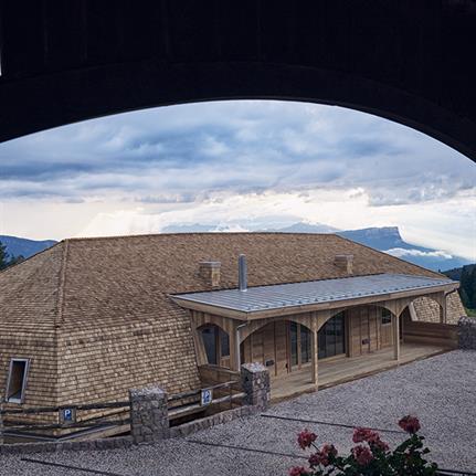 Italy’s Zirmerhof Hotel extension designed with timber salvaged from Vaia storm