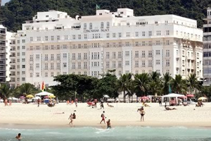 Copacabana Palace is being refurbished