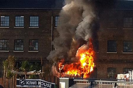 Gas canister explodes at New Zealand's Olympic house