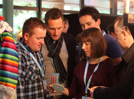 Danone staff and clients at its Baby Talk event