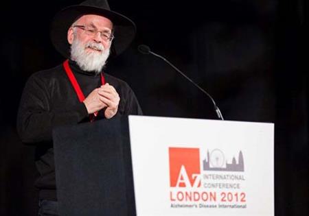 Children's author and dementia sufferer, Terry Pratchett spoke at the ADI conference in London