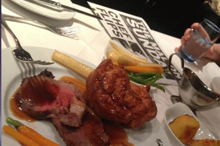 Sunday lunch at Malmaison, mmmmm