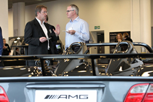 Aveva at Mercedes-Benz World, Weybridge