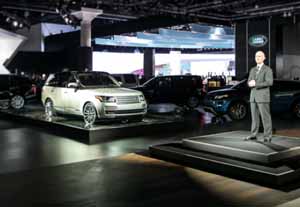 Jaguar Land Rover launches vehicles at LA Auto Show