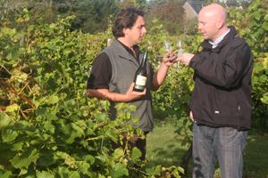 Smyle's Rick Stainton at La Mare Estate on Jersey