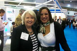 Fab! director Julie Cooper and South African Tourism`s Donna Abberley
