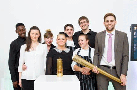 Lloyds TSB hosts Olympic Torch event
