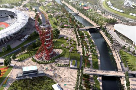 CGI of Queen Elizabeth Olympic Park, London