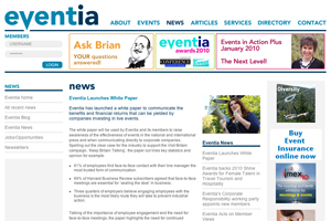 Eventia publishes white paper on commercial beenfits of live corporate events