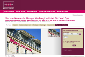 Mercure Newcastle George Washington Hotel Golf and Spa completes refurbishment