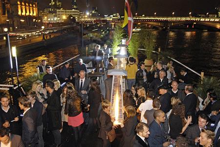 JP Morgan, PWC and RBS onboard at HMS President relaunch: gallery