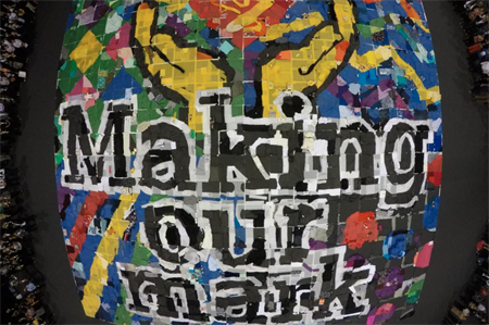 Fundraising art project wins Team-building Event of the Year