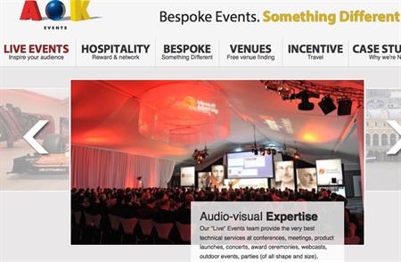 AOK Events sees profits and turnover up in 2012