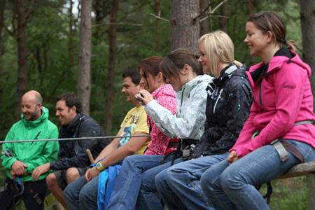 In pictures: Animal takes staff on Go Ape team-build