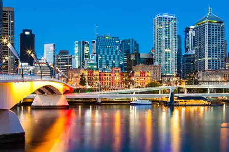 Brisbane at night