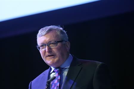 Tourism Minister Fergus Ewing addresses the conference
