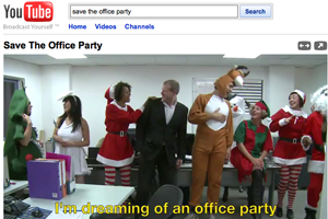 Save the Office Party You Tube video