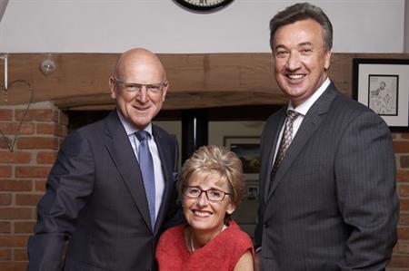 CH&Co's chairman Tim Jones, founder Robyn Jones OBE and CEO Bill Toner