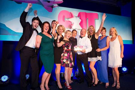 Drp celebrate winning Agency of the Year at the 2014 C&IT Awards
